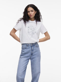 Vila Vinora ss tshirt - Wit - XS