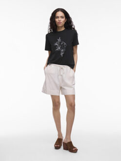 Vila Vinora ss tshirt - Zwart - XXL