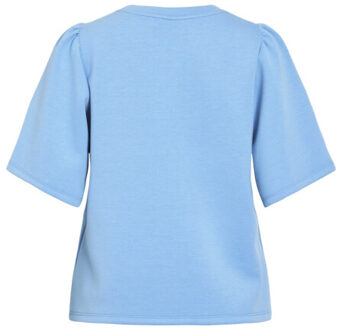 Vila Visandy 24 o-neck sweat top noos licht - maat S Blauw