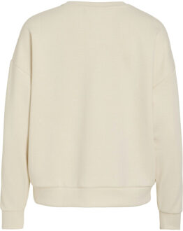 Vila visiffi imagine o-neck l/s top/pb/1 14112028 birch Ecru - M