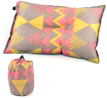 VILEAD 4 Kleur Vouw Opblaasbaar Kussen Ultralight Draagbare Zachte Reizen Outdoor Kussens Camping Mat Slaap Luchtkussen Breken Hotel groen grijs Pillow