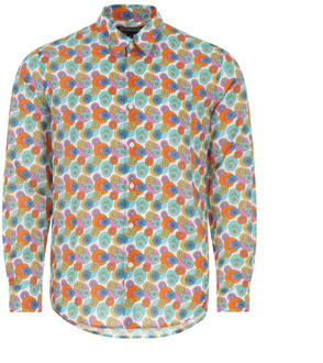 Vilebrequin Geborduurd katoenen shirt Vilebrequin , Multicolor , Heren