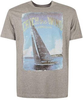 Vilebrequin Grijze T-shirt en Polo Collectie Vilebrequin , Gray , Heren - 2Xl,Xl,L,M