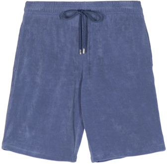 Vilebrequin Katoenen Shorts met Zakken Vilebrequin , Blue , Heren - M,S