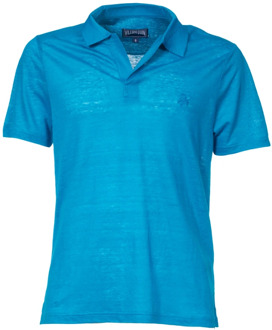 Vilebrequin Polo Shirts Vilebrequin , Blue , Heren - M