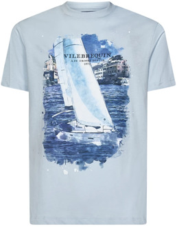 Vilebrequin T-Shirts Vilebrequin , Blue , Heren - L,S