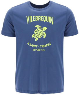 Vilebrequin T-Shirts Vilebrequin , Blue , Heren - Xl,L,M