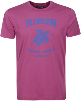Vilebrequin T-Shirts Vilebrequin , Pink , Heren - 2Xl,Xl,L,M,S