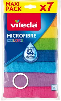 Vileda Microvezeldoekjes Colors 7st