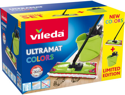 Vileda Ultramat Colors 2in1 Complete set Vloerwisser