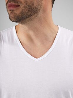 Viless T-Shirt Mouwloos Wit 6-Pack - M,S,XL,XXL