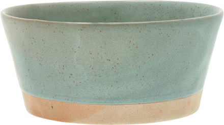 Villa Collection Evig porseleinen serveerschaal groen - 23 x 10 cm