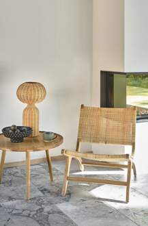 Villa Collection Vinka rattan tafellamp naturel Bruin