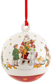 Villeroy & Boch Annual Christmas Edition Kerstbal 2021 Wit / Rood / Groen