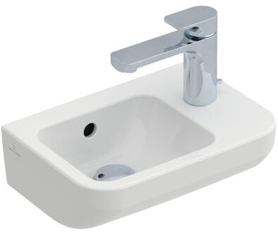 Villeroy & Boch Architectura fontein 36x26 cm kraangat rechts met overloop CeramicPlus, wit