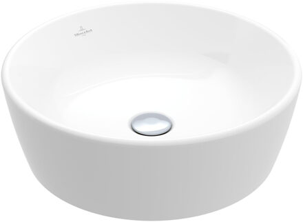 Villeroy & Boch Architectura waskom 45x45x15.5cm - Rond met overloopgat Wit Alpin glans Ceramic 5a254501