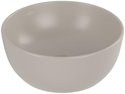 Villeroy & Boch Artis opzetwastafel - 32,5cm - rond z/krgt almond C+ 438932am