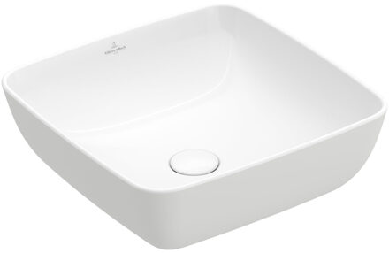 Villeroy & Boch Artis opzetwastafel 41x41 cm. z/kraangat z/overloop c+ Wit