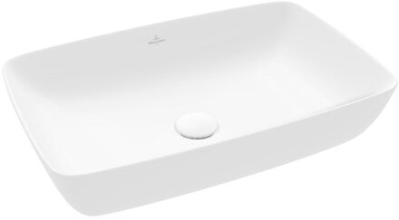 Villeroy & Boch Artis opzetwastafel rechthoekig 58x38x12.5cm Ceramic+ stone white