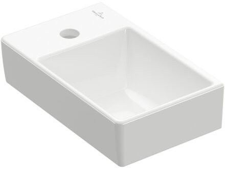 Villeroy & Boch Avento fontein 1 kraangat links zonder overloop 36x22cm ceramic+ wit