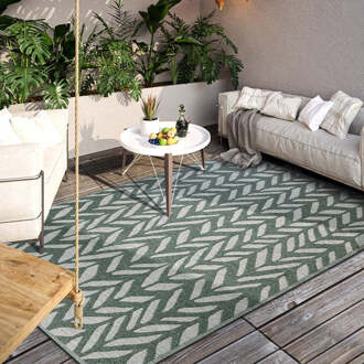 Villeroy & Boch Buitenkleed Georgette - Groen 230x160cm - - Dekbed-Discounter.nl