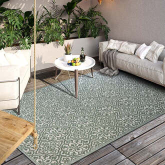 Villeroy & Boch Buitenkleed Julie - Groen 230x160cm - - Dekbed-Discounter.nl