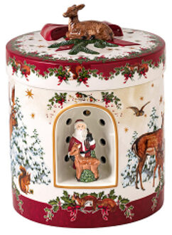 Villeroy & Boch Christmas Toys Muziekdoos Waxinelichthouder Kerstman 21 cm