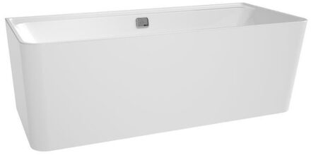 Villeroy & Boch Collaro bad back-to-wall 180x80cm chrome wit