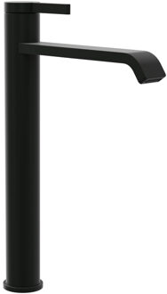 Villeroy & Boch Dawn Eengreeps wastafelkraan - verhoogd - mat zwart TVW106106152K5 Zwart mat