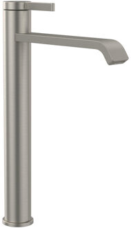 Villeroy & Boch Dawn Eengreeps wastafelkraan - verhoogd - Matt Brushed Nickel (RVS) TVW10610615264 Brushed Nickel mat