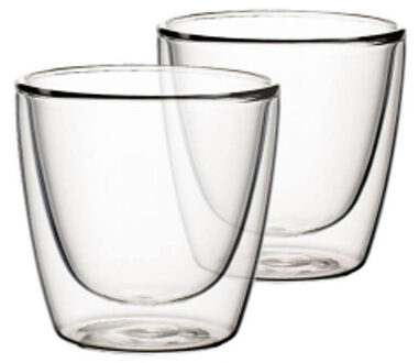 Villeroy & Boch Dubbelwandige Glazen Artesano Hot & Cold Beverages - 220 ml - 2 stuks Transparant