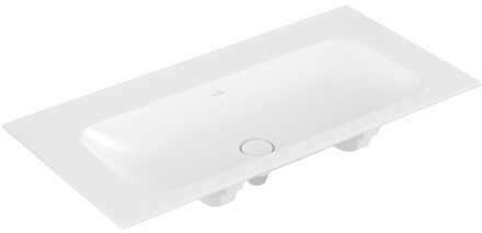 Villeroy & Boch Finion meubelwastafel 100x50 zonder kraangat zonder overloop stonewhite Ceramic+ stone white 4164a3rw