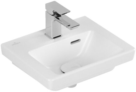 Villeroy & Boch Fontein Villeroy & Boch Subway 3.0 Met CeramicPlus Met Overloop 37x30.5x13.5 cm Stone White Wit