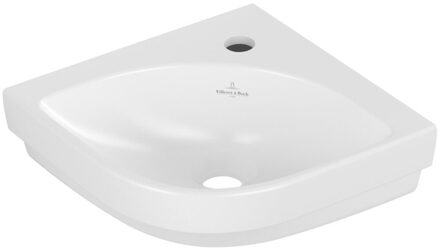 Villeroy & Boch Hoekfontein Villeroy & Boch Subway 3.0 CeramicPlus Zonder Overloop 39.5x14.5 cm Stone White Villeroy & Boch