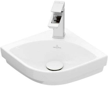 Villeroy & Boch Hoekfontein Villeroy & Boch Subway 3.0 Met CeramicPlus Zonder Overloop 32x39.5x14.5 cm Wit Alpin Villeroy & Boch