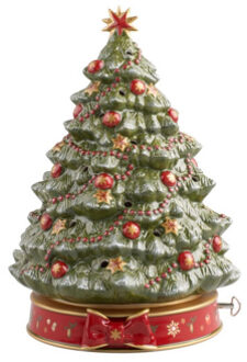 Villeroy & Boch Kerstboom Muziekdoos Toy's Delight Groen