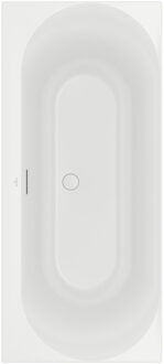 Villeroy & Boch Loop duobad - 170x75cm - rechthoek/binnenbad ovaal - acryl Stone White mat uba170lof2v-rw Stone Wit mat