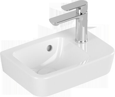 Villeroy & Boch O.novo fontein 1 kraangat rechts met overloop 36x25cm wit