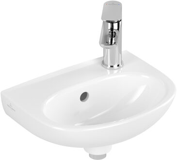 Villeroy & Boch O.Novo Fontein 36X27.5X14.5 Cm Met Overloop Kraangat Rechts White Alpine Wit