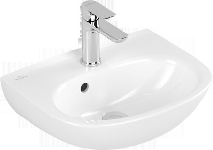 Villeroy & Boch O.Novo Fontein 45X36X16 Cm Met Overloop Kraangat Midden White Alpine Wit