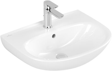 Villeroy & Boch O.Novo Wastafel 55X44X18 Cm Met Overloop White Alpine Wit