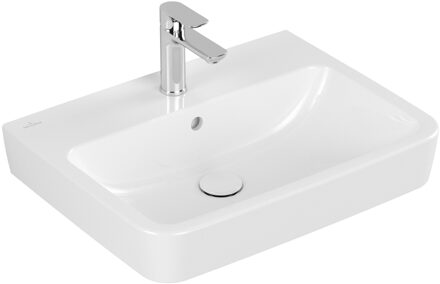 Villeroy & Boch O.novo wastafel 60x46cm met overloop 1 kraangat wit