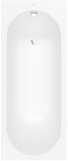 Villeroy & Boch Oberon kunststof bad quaryl rechthoekig 170x70x45cm - incl. poten mat wit ubq177obe2v-rw Stone Wit mat