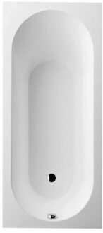 Villeroy & Boch Oberon kunststof bad quaryl rechthoekig 180x80x47cm - incl. poten mat wit ubq180obe2v-rw Stone Wit mat