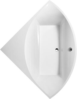 Villeroy & Boch Squaro hoekbad 145x145cm quaryl met poten wit UBQ145SQR3V-01 Wit glans