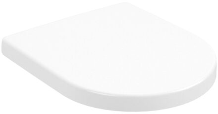 Villeroy & Boch Subway 2.0 closetzitting m/deksel quickrel+softcl stone white 9955c3rw