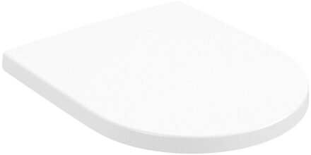 Villeroy & Boch Subway 3.0 closetzitting met softclose en quickrelease Mat Stone White 8M42S1RW Stone White mat