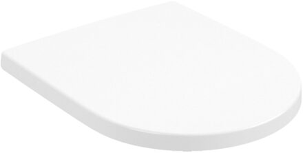 Villeroy & Boch Subway 3.0 closetzitting - met softclose en quickrelease Mat Stone White 8m42s1rw Stone Wit mat