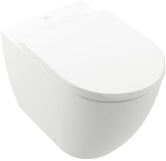 Villeroy & Boch Subway 3.0 randloos staand toilet CeramicPlus met TwistFlush en AntiBac wit glans