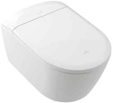 Villeroy & Boch Supreo Douche WC - ladydouche - geurafzuiging - spoelrandloos - white alpine v16en2r1 Wit Alpin